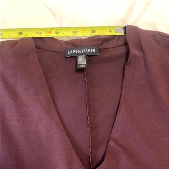 EILEEN FISHER, long sleeve top, V neck, medium, like new - Picture 9 of 11